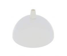 Kit Rosone mezza sfera ø100 h50 mm1 foro - acciaio verniciato bianco opaco