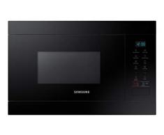 Samsung MG22M80 - Microonde integrato/a incasso, 22 litri, 850 W/1100 W, interno in ceramica smaltata 850 W/ 1100 W Nero