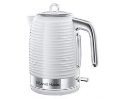 Russell Hobbs 24360-70 Bollitore Inspire, Plastica, Capacità 1.7L, 2400 Watt, Filtro Anticalcare, Bianco