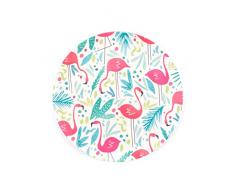 Cambridge® CM06347 - Grande vassoio riutilizzabile con decorazione fenicotteri | Perfetto per servire bevande alle feste