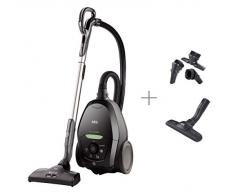 AEG VX82-1-ÖKO, Aspirapolvere con Sacchetto, 75% Materiale Riciclato, Nero
