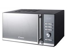 Candy CMGE20BS Forno a Microonde con Funzione Grill, 900 W, 20 Litri, Alluminio, Nero