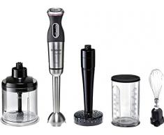 Bosch MSM87165 Frullatore ad immersione 750W Nero, Acciaio inossidabile frullatore