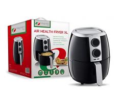 MAGNANI Friggitrice ad aria calda senza olio, Friggitrice elettrica, Temperatura regolabile da 80 a 200°