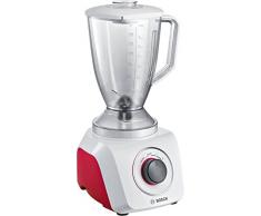 Bosch Mmb21P0R Frullatore, 500 W, 2 Litri, 0 Decibel, Acciaio Inox, Bianco