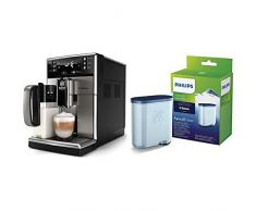 Saeco PicoBaristo SM5473/10 Macchina da Caffè Automatica, 10 Bevande, con Macine in Ceramica + Philips CA6903/10 AquaClean Filtro Acqua e Anticalcare