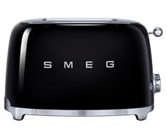 SMEG Tostapane TSF01BLEU, Acciaio Inossidabile, 2 Scomparti, Nero