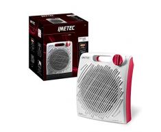 Imetec Living Air C2-200 Termoventilatore Compatto di Design 2200 W, Termostato Ambiente, Silenzioso, Maniglia Ergonomica