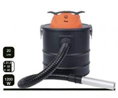 Ardes AR4A20 ASHPIRO 20 Aspiracenere Serbatoio 20 Litri con Filtro HEPA e Filtro Ignifugo Aggiuntivo Lavabili, Nero Arancio