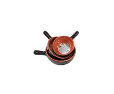 Pasabahce DE Silva Casseruola Un Manico Ceramica Marrone cm 21x8 Pentole e Preparazione
