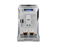 DeLonghi ECAM 45.760.W Eletta Cappuccino Macchina da caffè Automatica, 1450 W, 2 Litri, Acciaio e plastica, Argento, Bianco