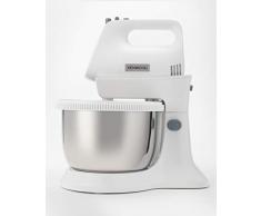 Kenwood Chefette Metal HMP34.A0WH – Frullatore a frusta, 450 W, 5 velocità + turbo, frullatore, impastatrice, ciotola in metallo bianco