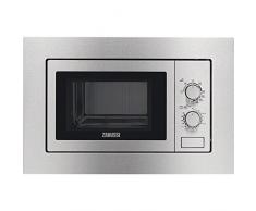 Zanussi ZSG20100XA Piano di lavoro 20L 800W Acciaio inossidabile forno a microonde
