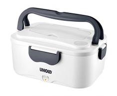 Unold 58850 - Porta-pranzo elettrico, plastica, bianco, 23,2 x 16,5 x 11,5 cm