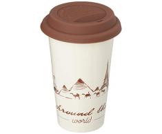 DeLonghi DLSC057 Tazza Termica, Ceramica, Tema Globetrotter