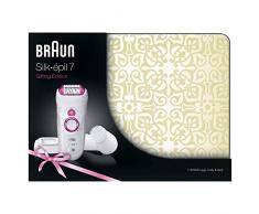 Braun Silk-épil 7 81677772 epilatore Rosa, Bianco 40 pinzette