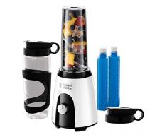 Russell Hobbs 25161-56 Frullatore, 400 W, 0.6 Litri, Plastica, Bianco, Nero