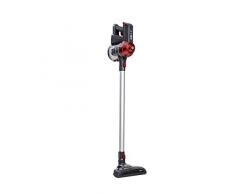 Hoover FD22RP011 Freedom - Scopa Elettrica Senza Filo, Autonomia fino a 25 min, 0,7 Litri, Grigio e Rosso
