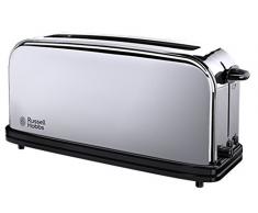 Russell Hobbs 23510-56 Tostapane Lungo in Acciaio Chester 1200 W, 2 fette Funzione Defrost
