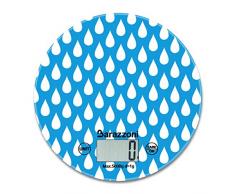 Bilancia da cucina tonda digitale blu