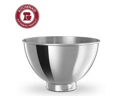 KitchenAid 5KB3SS Ciotola, Accessorio per Robot da Cucina KitchenAid, 3 L - Acciaio Inox