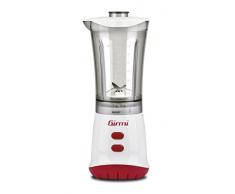 Girmi FR02 Frullatore, 350 W, 600 milliliters, Plastic, 2 velocità, Bianco