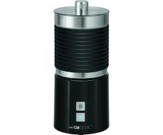 Clatronic SM 3654 Montalatte, Contenitore in acciaio inox, per schiuma a caldo e a freddo nero