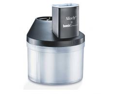 Bamix SliceSy - Ciotola per frullatore in plastica, 1 litro, colore: Nero