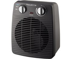Rowenta SO2210 Compact Power Termoventilatore Potente e Compatto, Riscalda e Raffredda Gli Ambienti, Ottimo per Qualsiasi Stagione, 2000 W, 220 V, Nero