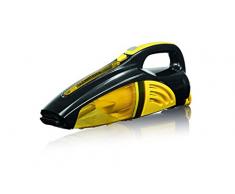 cleanmaxx 00973 batteria di aspirapolvere a mano | bagnato e asciutto di aspirapolvere in un | senza fili grazie al 7,4 V batteria | incluso Diversi adattatori | Ideale anche per auto | nero/giallo