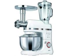 MPM mrk-15 – Robot da cucina multifunzione con impastatrice, Tritacarne, Frullatore, Pasta, 1200 W