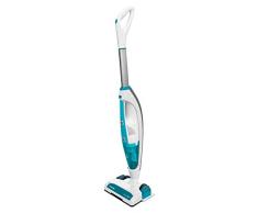 Concept Elettrodomestici Perfect Clean Aspirapolvere Verticale a Batteria 3 in 1, 100 W, 0.6 Litri, 80 Decibel, Bianco