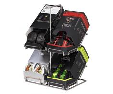 Xavax Xavax caffè Capsule stand imballaggio per sistema Nespresso, 40 Capsule, divano, Argento cromato