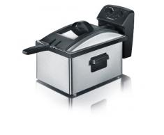 Severin Friggitrice FR 2439 2200W, colore acciaio satinato-nero