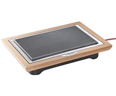 LAGRANGE 199002 Griglia di contatto Da tavolo Elettrico 1100W Nero, Legno barbecue e bistecchiera