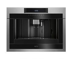AEG KKE884500M Incasso Automatica Macchina per Espresso 1.8 L, 6 tazze, Acciaio Inossidabile