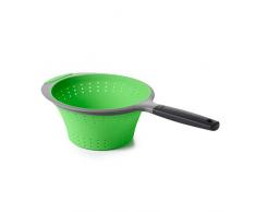 OXO Good Grips silicone Collapsible strainer, 2 quart colino 4.3099999999999996 x 20.32 x 38.1 cm Green