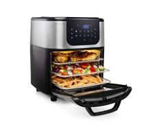 Princess Friggitrice ad Aria Forno Deluxe, 1800 W, 11 Litri, Acciaio Inossidabile, Nero