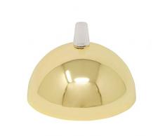 Kit Rosone mezza sfera ø100 h50mm 1 foro - acciaio ottonato