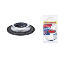 Vileda Virobi Robot Catturapolvere, Robot Aspirapolvere con Panno Usa e Getta, per Peli di Animali, Capelli & Panni cattura-polvere di ricambio per robot Virobi, sottili 40 pezzi