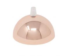 Kit Rosone mezza sfera ø100 h50 mm 1 foro - acciaio ramato