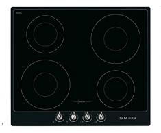 SMEG PI964N Piano Cottura Nero Incasso A induzione, 2300 W, Vetro