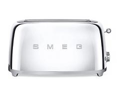 SMEG Tostapane TSF02SSEU, Acciaio, 2 Scomparti, Cromo