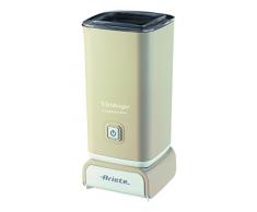 Ariete 2878 Cappuccinatore Vintage - Montalatte per cappuccino, tè, cioccolata calda e fredda, infusi liofilizzati, 500 watt, in colore Beige pastello