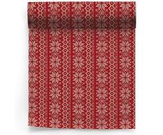 MY DRAP SA20N5/701-7 Tovagliolo, Cotone, Colore: Rosso