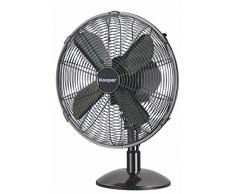 Kooper 2415116 Ventilatore da Tavolo, 30 cm, Metallo, 40 W, Fume