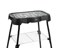 Weasy 1 Barbecue Grill Elettrico da Tavolo o rialzato Multifunzione GBE42, per Uso all’Intero/Esterno, Termostato Regolabile, 18/8 Stainless Steel