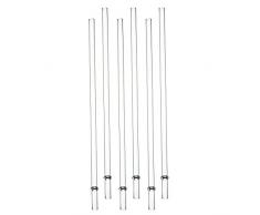 Southern Homewares 10/12/16/20 oz Alcol acrilico cannucce Adatto Tervis bicchieri, set di 6, trasparente