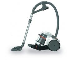 Vax Aspirapolvere Senza Sacchetto con Tecnologia Multiciclonica Air Silence, Grigio/Arancione