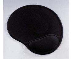 Q CONNECT Tappetino per il Mouse in GEL, Colore: carbone